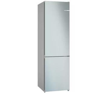WEG=WEG: Bosch Koelvriescombinatie Zilver Total NoFrost, 200 liter of meer, Verzenden, Met aparte vriezer, 160 cm of meer