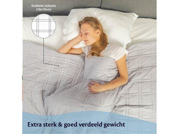 Ella Verzwaringsdeken - Zwaartedeken 13kg - 200 x 200cm -, Verzenden, Nieuw