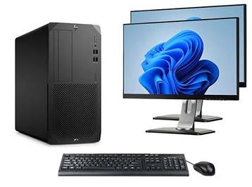 ACTIE: HP Z2 G5 Workstation TWR i7 10e Gen incl. 2 Monitoren, Ophalen of Verzenden, Nieuw