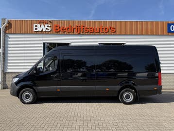 Zakelijke Lease |  Mercedes-Benz Sprinter 315 1.9 CDI L3H2 R, Stof, Gebruikt, Euro 6, Zwart