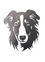 Wanddecoratie  Barzoi  35x31cm, Tuin en Terras, Tuinwanddecoratie, Verzenden, Nieuw