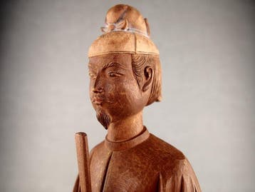 Standbeeld van Prins Shotoku , Hout - Nishiyama