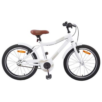 vidaXL Kinderfiets 18 Inch voor 5-7 jaar wit, Verzenden, Nieuw