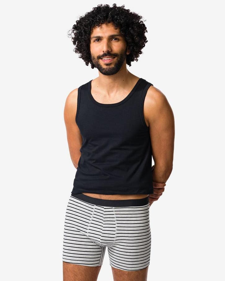 HEMA Herenboxer stippen - 3 stuks zwart, Kleding | Heren, Overige Herenkleding, Nieuw, Verzenden