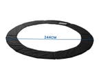 Trampoline Randbescherming 244cm | Zwart | Nieuw | Scherp..., Tuin en Terras, Bloembollen en Zaden, Ophalen of Verzenden, Voorjaar