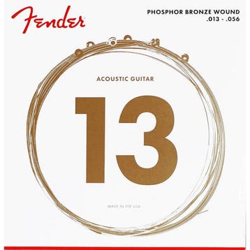 Fender F-60M Phosphor Bronze Akoestische Gitaar Snaren, Ophalen of Verzenden, Nieuw