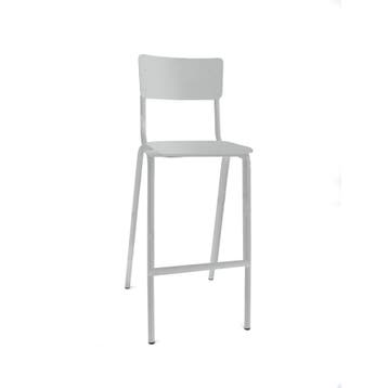 (MDK-107733) CS MX HPL barkruk &ndash; wit - zithoogte 76 cm, Ophalen of Verzenden, Nieuw