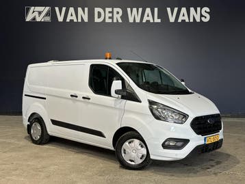 Ford Transit Custom 2.0 TDCI L1H1 Inrichting Euro6 Airco | 2, Stof, Gebruikt, Wit, Dealer onderhouden