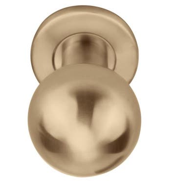 Voordeurknop BASICS LB501V vast op rozet PVD licht brons, Verzenden, Nieuw
