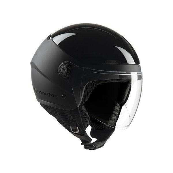 Helm Tucano demi-jet el pop zwartglans/ zwart mat, Fietsen en Brommers, Brommeronderdelen | Scooters, Verzenden
