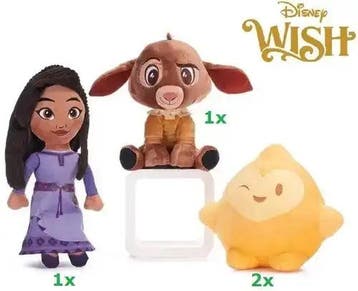 Disney Wish Asha Knuffel 30 cm, Ophalen of Verzenden, Nieuw
