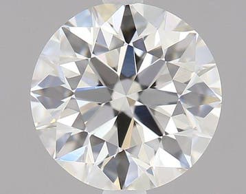 1 pcs Diamant (Natuurlijk) - 1.00 ct - Rond - G - VVS2 -, Nieuw