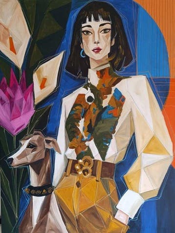 Kiri Aguilera (1982) - XL - Azul de aristocracia