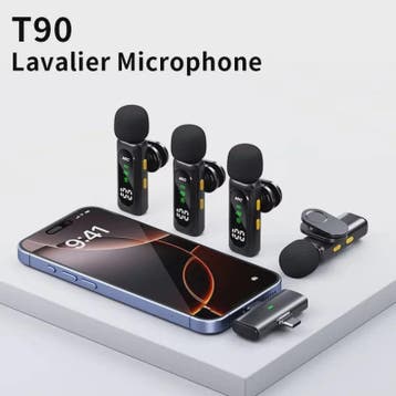 Draadloze Lavalier Microfoon Set - Mini Microfoon voor iPhon, Verzenden, Nieuw