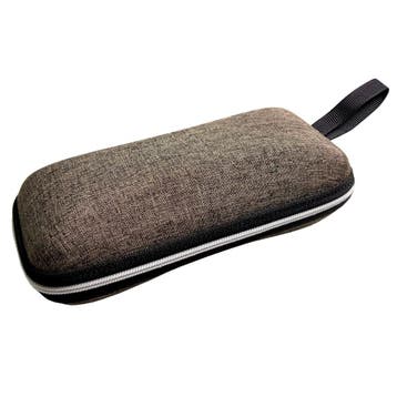Fako Bijoux - Brillenkoker - Hard Case - Met Rits - Canvas -, Verzenden, Nieuw