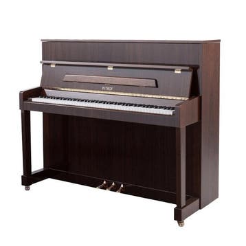 Petrof P 118 M1 PWL messing piano, Nieuw, Bruin, Piano