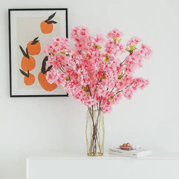 Kunstbloemen Boeket Sakura Takken - Sfeervolle Decoratie voo, Hobby en Vrije tijd, Feestartikelen, Verzenden, Nieuw
