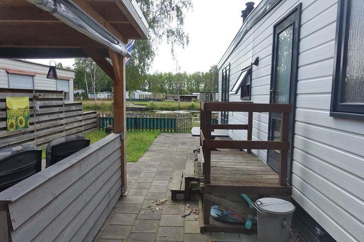 Chalet met EIGEN GROND te koop in Dr. Camping de Otterberg, Huizen en Kamers, Recreatiewoningen te koop, Chalet, F, Drenthe