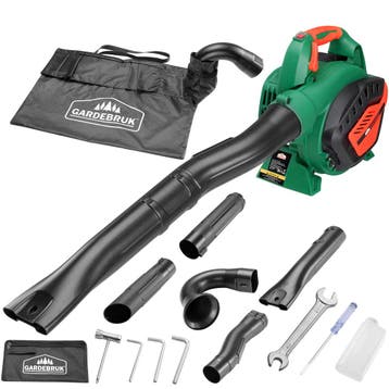 Benzine Bladblazer 3in1 incl 45L Opvangzak (Tuingereedschap), Verzenden, Nieuw