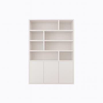 123Kast - Vakkenkast Mendoza 03 - 150x35x220H cm - 3 push to, Verzenden, Nieuw