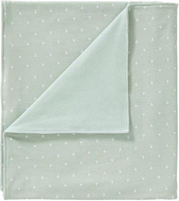 Cottonbaby - Wiegdeken - driehoek mint - 75 x 100cm, Verzenden, Nieuw
