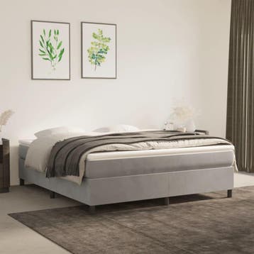 vidaXL Topmatras california king 183x213x5 cm, Verzenden, Nieuw, Wit