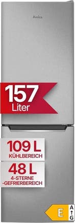 Amica AKG 3840 Koelvriescombinatie, vrijstaand, 144 cm, 157, Verzenden, Nieuw