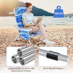 LIVSK Rugzak-Strandstoel - Verstelbare Rugleuning - Opvouwba, Verzenden, Nieuw