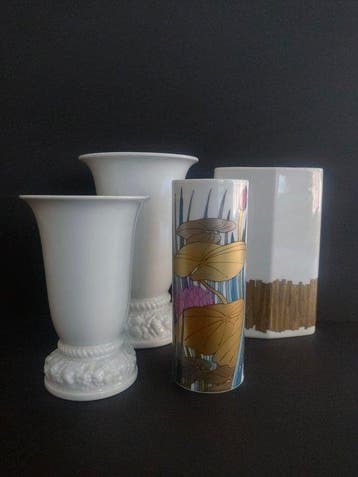 Tapio Wirkkala - Vaas (4) - Porselein - Rosenthal vaasjes