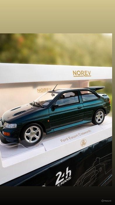 Norev 1:18 - Modelauto - Ford Escort Cosworth - Norev, Hobby en Vrije tijd, Modelauto's | 1:5 tot 1:12