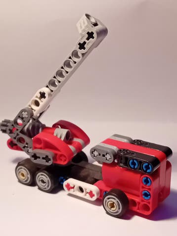 LEGO Fire Truck 412501, Zo goed als nieuw, Complete set, Lego, Technic