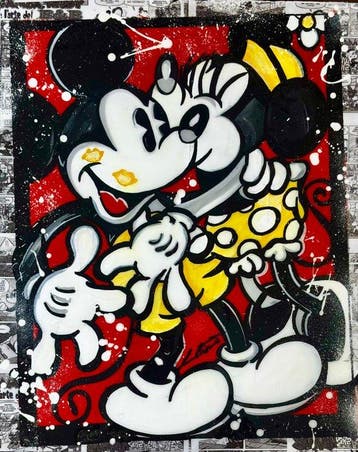 Luca Cartoonist - Un bacino per te (Resin artwork)