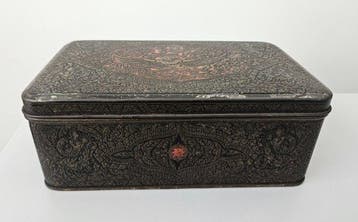 Theodorus Niemeyer - Blikken doos - Antiek Blik - Tabaksblik