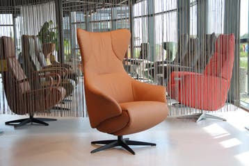 De Toekomst relaxfauteuil Nova NV-126N leer 3 motoren + accu, Ophalen of Verzenden, Nieuw, Leer, Modern
