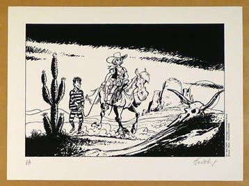 Walthéry, François - 1 Silkscreen - Natacha - Hommage à, Nieuw