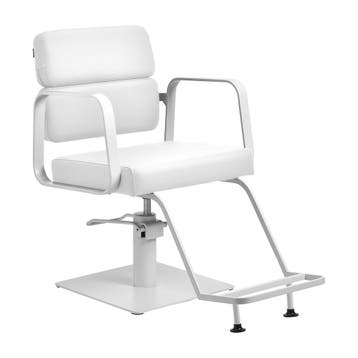 Gabbiano Porto Kappersstoel Wit Verstelbaar Ergonomisch, Ophalen of Verzenden, Nieuw