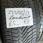 2 x Landsail 225-55-19 4 Seizoenbanden 6,5mm, 19 inch, Gebruikt, Ophalen of Verzenden, All Season