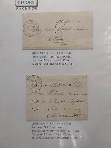 Frankrijk mooi kavel met oude brieven, Ophalen of Verzenden, Postfris