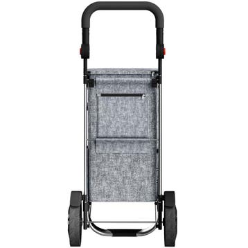Boodschappentrolley Grijs Alu 56L 31x24x54cm (Voor in Huis), Verzenden, Nieuw
