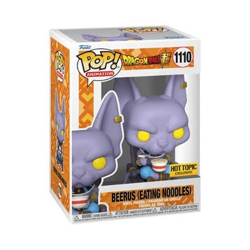 Funko Pop!  DBZ  Beerus Eating Noodles 1110 Hot Topic, Verzenden, Nieuw