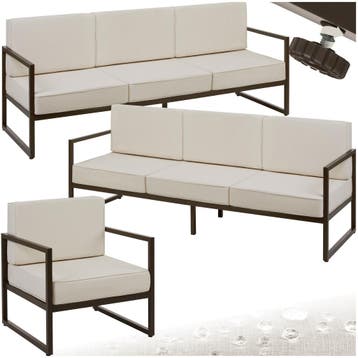 Tuin-loungeset Comosa voor 7 personen, XXL kussens, Verzenden, Nieuw