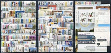 België 1985/1994 - Volledige verzameling volgens invulling, Gestempeld