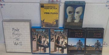 Pink Floyd - Collection of 7 x tapes (inc. 1 double tape) -, Nieuw in verpakking