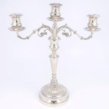 Kandelaber - .800 zilver, Antiek en Kunst, Antiek | Goud en Zilver