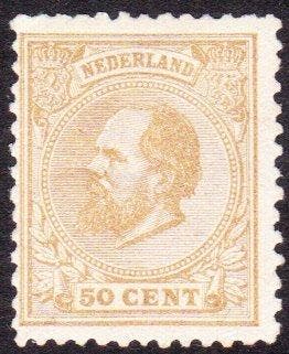 Nederland 1872 - 50 cent Koning Willem III - NVPH 27, Gestempeld