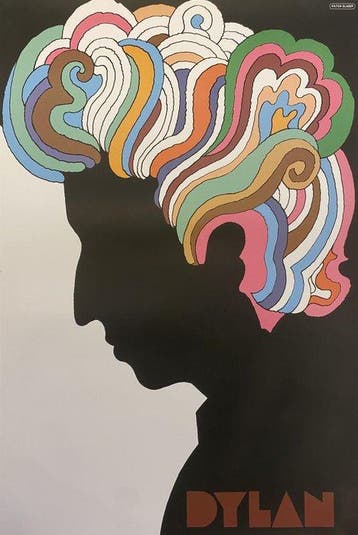 Milton Glaser - BOB DYLAN - Jaren 1980