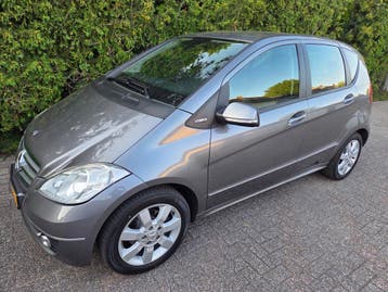 Mercedes A-Klasse A-150 2009 Elegance / Blue eff. 118.000km, Dealer onderhouden, Alarm, Zwart, Leder en Stof
