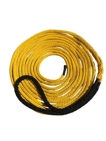 Yellow-Shark grey Touw 20 MTR 20MM 1 Bekleed Oog BS 7,4To..., Watersport en Boten, Beroepsscheepvaart, Verzenden, Nieuw