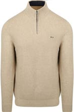 2dekans | McGregor Half Zip Trui Merinowol Structure Sand -, Ophalen of Verzenden, Zo goed als nieuw, McGregor