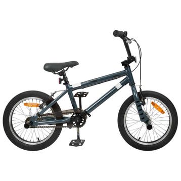 vidaXL BMX Fiets 16 Inch voor 5-8 jaar oud Donkergrijs, Verzenden, Nieuw